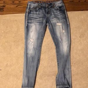 Rock revival men’s jeans